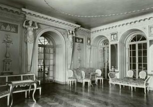 Gaußig. Schloss, Inneres, Gartensaal
