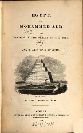 Egypt and Mohammed Ali or travels in the valley of the Nile : in two volumes. 2
