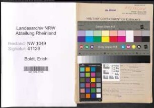 Entnazifizierung Erich Boldt , geb. 02.05.1904 (Lehrer)