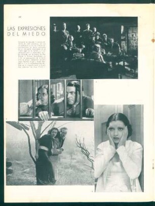 La expresiones del miedo