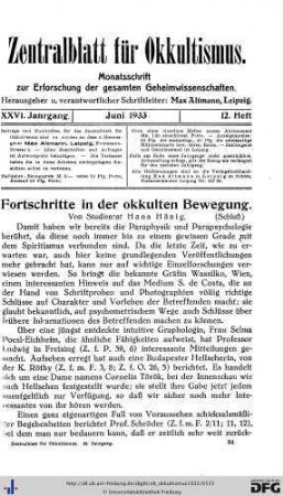 12. Heft (Jun. 1933)