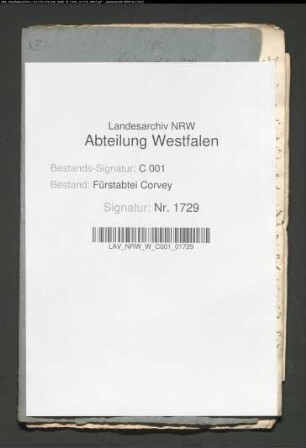 Belehnung der Familie Gese, ehemals Lubrecht, Osnabrück, mit Ländereien vor Dassel