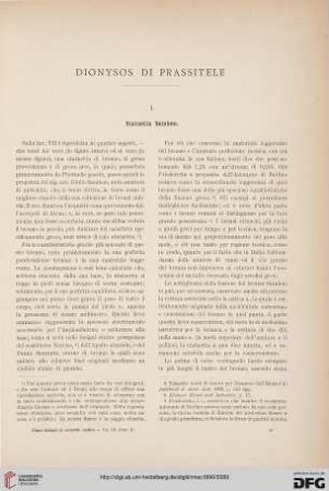 3: Dionysos di Prassitele