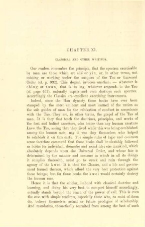 Chapter XI. Classical and other writings