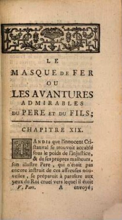 Le Masque De Fer Ou Les Avantures Admirables Du Père Et Du Fils, 5
