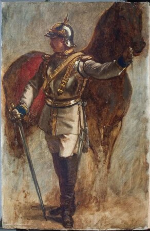 Soldat mit Pferd