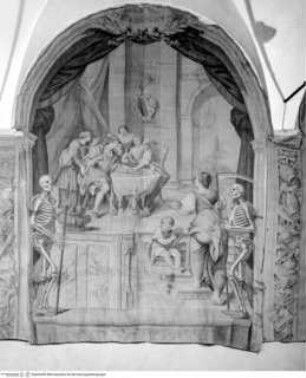 Szenen aus dem Alten und Neuen Testament, Szenen aus der Parabel des Verlorenen Sohnes, Der verlorene Sohn verschwendet sein Erbe