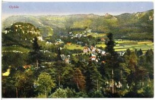Oybin. Blick auf Oybin