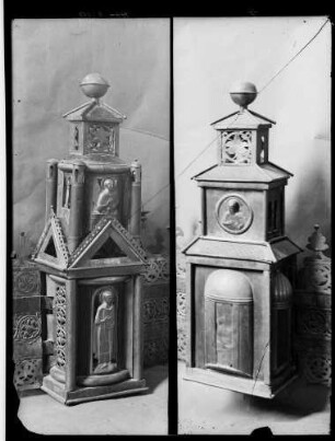 Großcomburg Kloster Stiftskirche Sankt Nikolaus (erbaut 1695/ 1736) Radleuchter