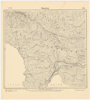 Messtischkarte von Flinsberg Zum Projekt gehörend: Hermann Jansen: Messtischkarte, Teilblatt 3007 (Flinsberg) 1:25000