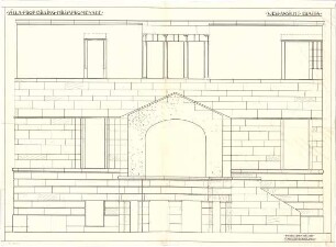 Billing, Hermann; Karlsruhe, Nördl. Hildapromenade 3/ Maximiliansstraße; Villa von Schwedler (Villa Billing) - Westfassade (Teilansicht; Detail)