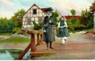 Paar in hessischer Tracht