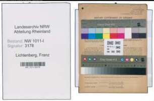 Entnazifizierung Franz Lichtenberg , geb. 10.12.1893 (Geschaeftsfuehrer)