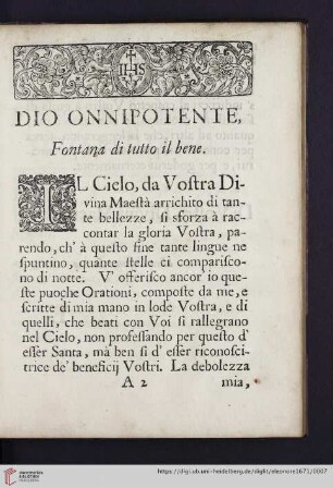 Dio Onnipotente, Fontana di tutto il bene