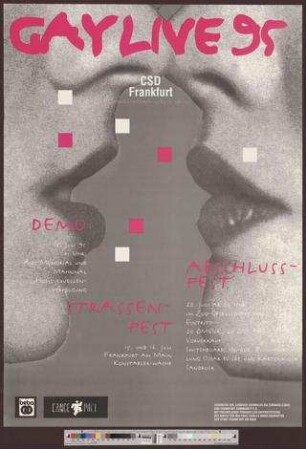 Gaylive 95 : Homosolidaritätswoche 13. bis 23. Juli 1995