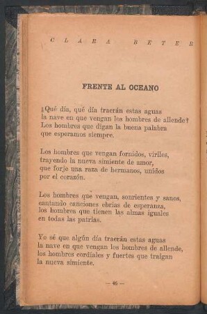 Frente al océano