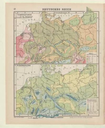 Deutsches Reich, Niederschläge