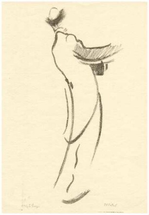 Wilhelm Furtwängler in Rückansicht