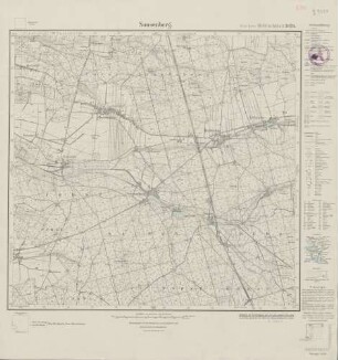 5175 (alte Nr.: 3024) Sausenberg, Meßtischblatt (4cm - Karte)