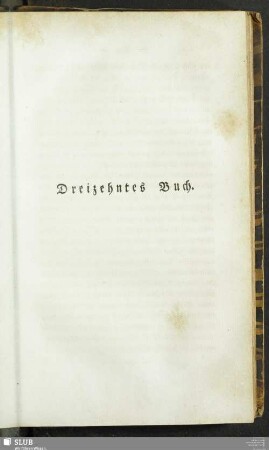 Dreizehntes Buch