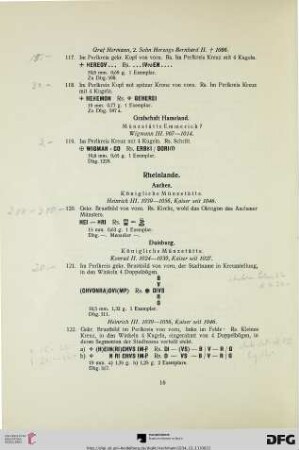 Rheinlande (Nr. 120-195)
