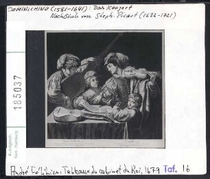 Domenichino: Das Konzert. Nachstich von Stephan Picard