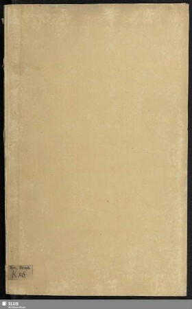 Kirchen gesenge vnd geistliche lieder, jn welchen die christliche lhere zu sammen gefasset vnd Erkleret wirdt jn dreierlei Ordnung ausgeteilet ... Vff bevelich Hern Christians ertzoges vnd Churfurstens zu Sachssen jn Ein buch zu sammen gezogen. Dreßden jn Churfurstlicher Druckerei Anno M.d. LXXXIX. - Mscr.Dresd.K.86