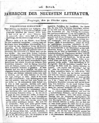 1801-10-30 : 106. Stück