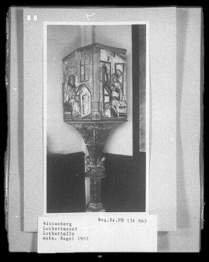 Wittenberg, Lutherkanzel in der Lutterhalle