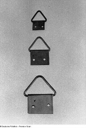 Bilderöse : Drei Bilderösen (1981; VEB Metallwaren Naumburg) (1981; VEB Metallwaren Naumburg)