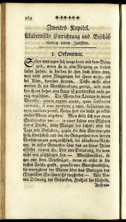 1. Oekonomie.