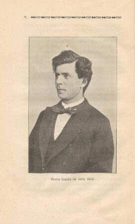 Martin Bendix im Jahre 1874