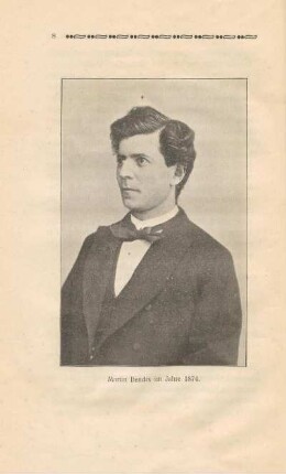 Martin Bendix im Jahre 1874