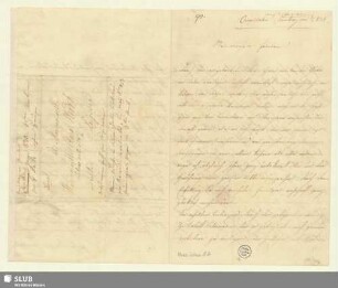8b: Brief von Julia Baroni-Cavalcabò an Clara Schumann - Mus.Schu.8b