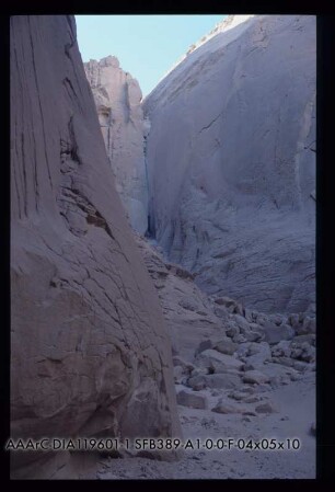 Ende der Schlucht