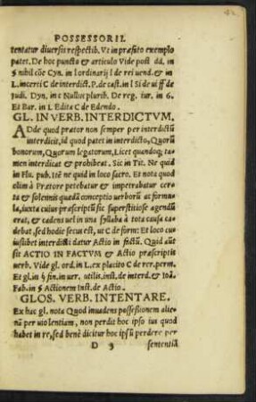 Gl. In Verb. Interdictum.