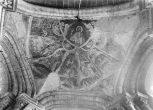 Segnender Christus, Engel und Reiter
