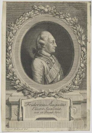 Bildnis des Fridericus Augustus Elector Saxoniae