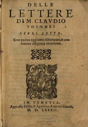 Sette libri delle lettere