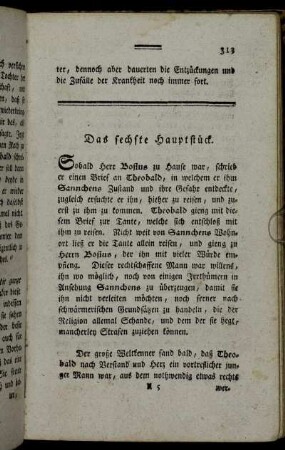 Das sechste Hauptstück.
