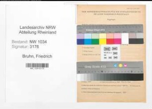 Entnazifizierung Friedrich Bruhn , geb. 31.12.1909 (Hauptmann)