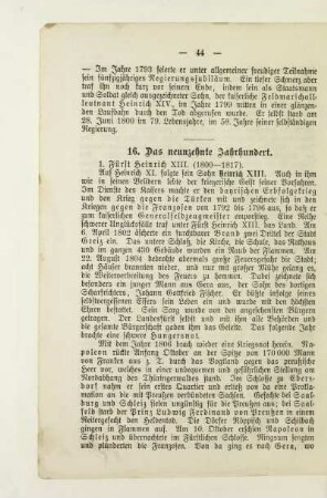 16. Das neunzehnte Jahrhundert