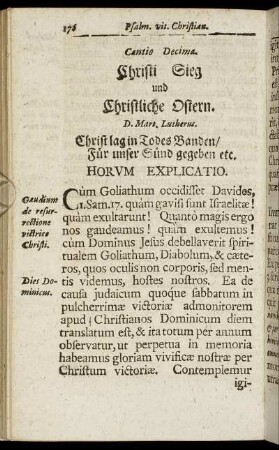 Cantio Decima. - Cantilena Decima Nona.