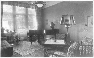Wohnzimmer des Fotografen