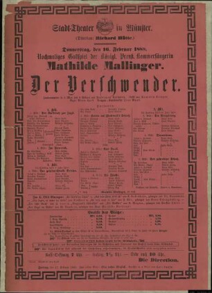 Der Verschwender