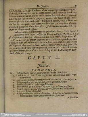 Caput II. De Iudice