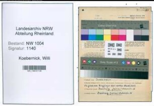 Entnazifizierung Wilhelm Koebernick , geb. 15.12.1907 (Waechter)