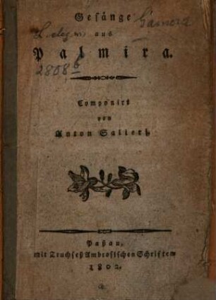 Gesänge aus Palmira