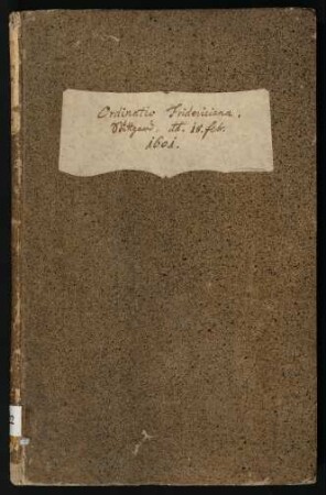 Ordinatio Fridericiana