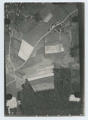 Luftaufnahme, Unterm Busch (Radevormwald): Ansicht, Bauernhof, Wald und Felder